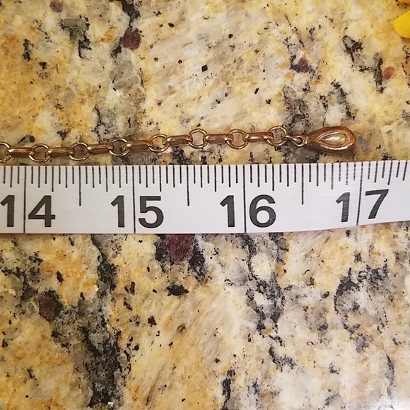 Vintage Lisner choker topaz color necklace GUC - Picture 6 of 8